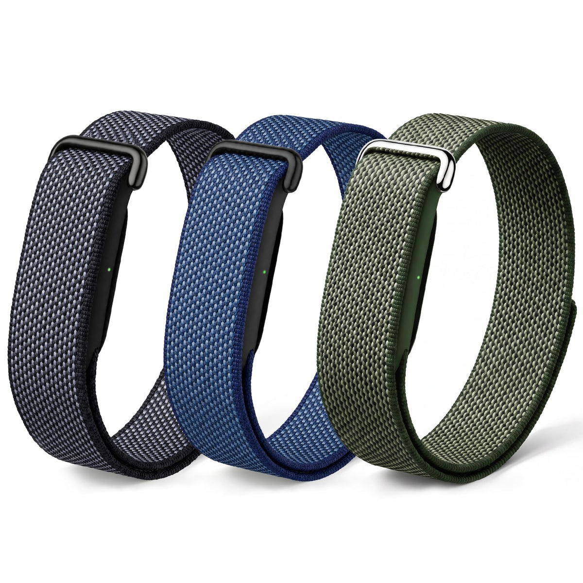 Compatible with Google Fitbit Air Strap Nylon Loop Sport Replacement Band
