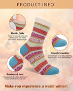 Ladies Socks Wool Thermal Fluffy Gifts For Women 5 Pairs