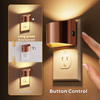 L LOHAS LED Night Lights Plug into Wall, Dimmable Night Light 2 Pack