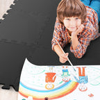 kidoola Foam Baby Play Mat (29x29cm) – Thick & Soft EVA Foam Interlocking Floor Tile Matting for Children – Large Multi Colour, Safe & Comfortable 7mm Thick Play Flooring (27pc)