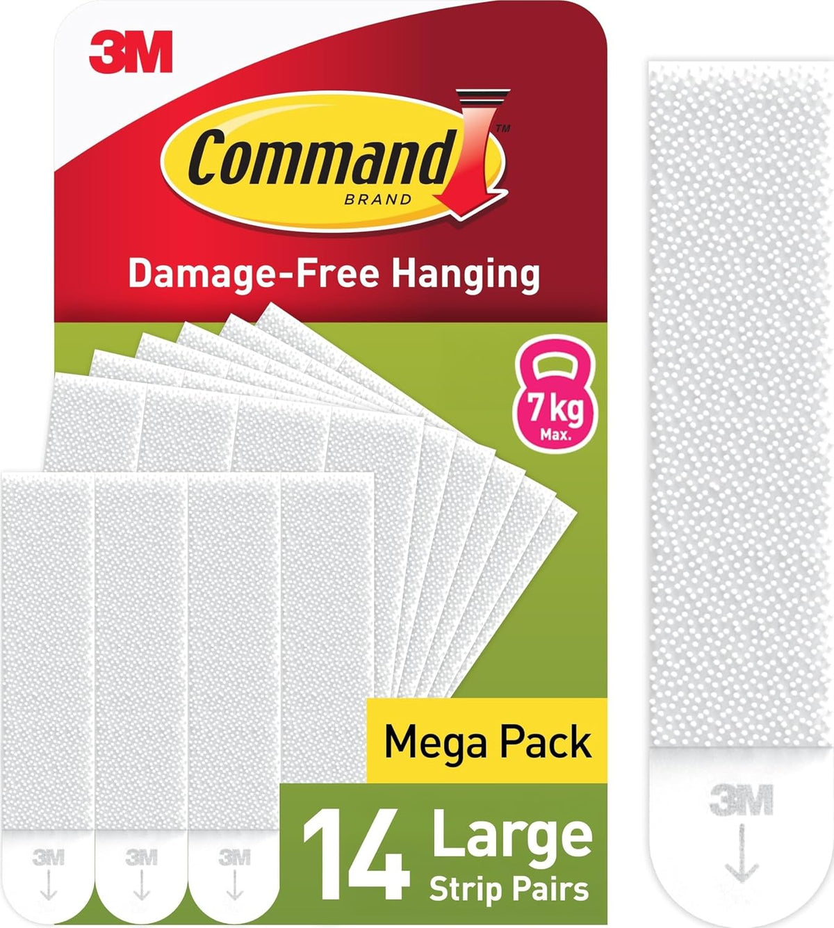 Command Picture Hanging Strips, Large, 14 Pairs (28 Adhesive Strips)