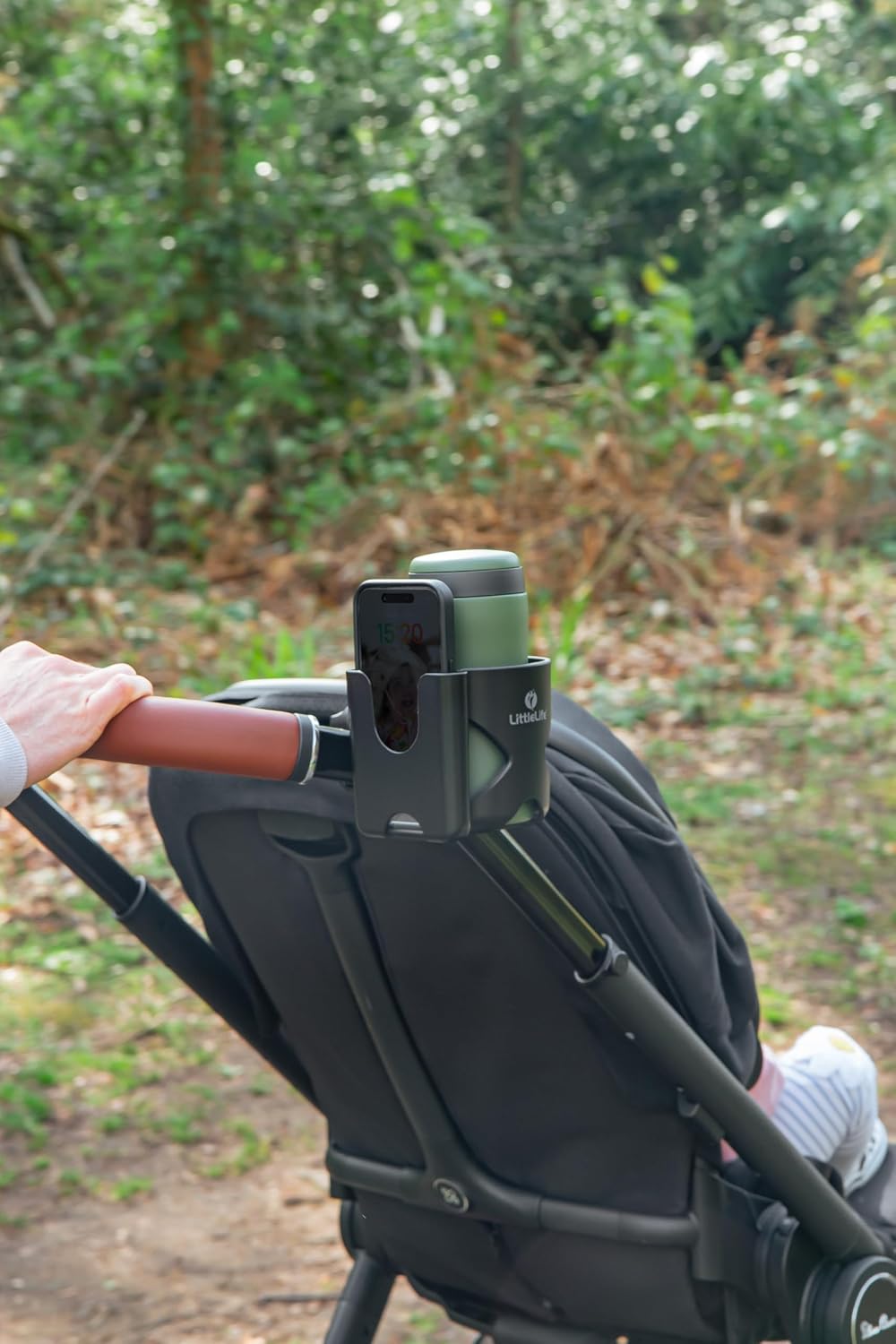 LittleLife Buggy And Pushchair Universal Cup & Phone Holder