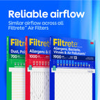 Filtrete 16x25x1 Air Filter, MERV 11, MPR 1000, 4 HVAC Filters