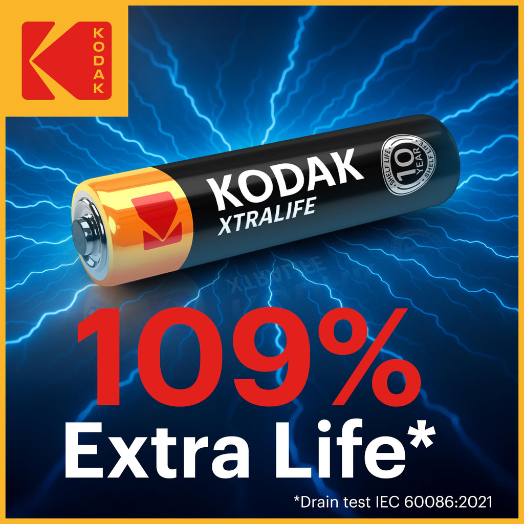 KODAK AA Alkaline Batteries (60 Pack) Double A Battery, LR6 1.5V
