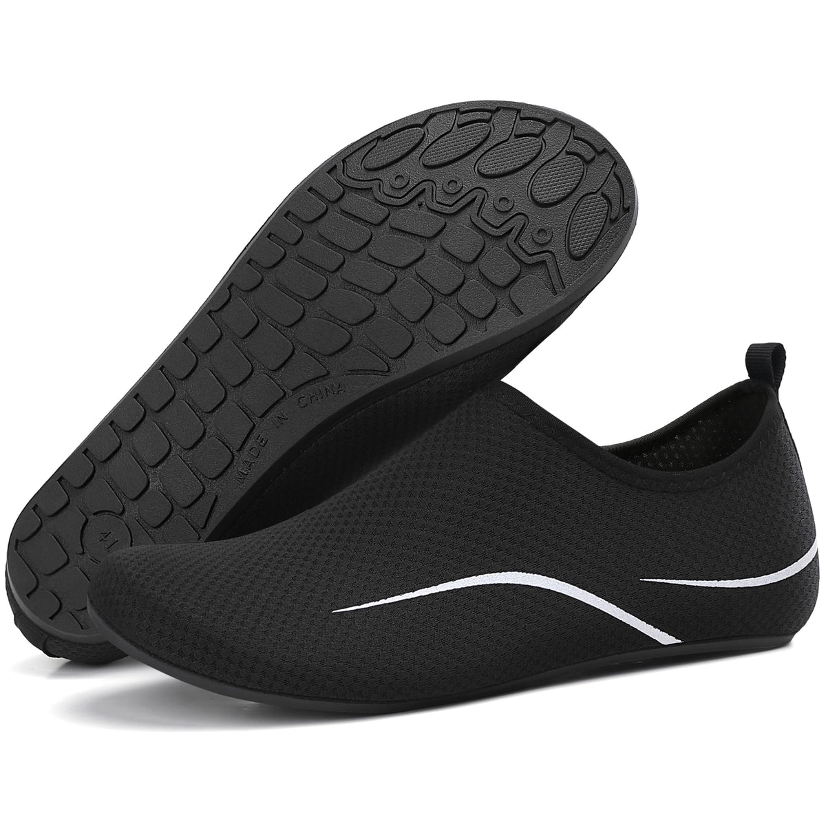 Water Shoes for Women Men Quick-Dry Beach Swim Socks with Non-Slip Sole