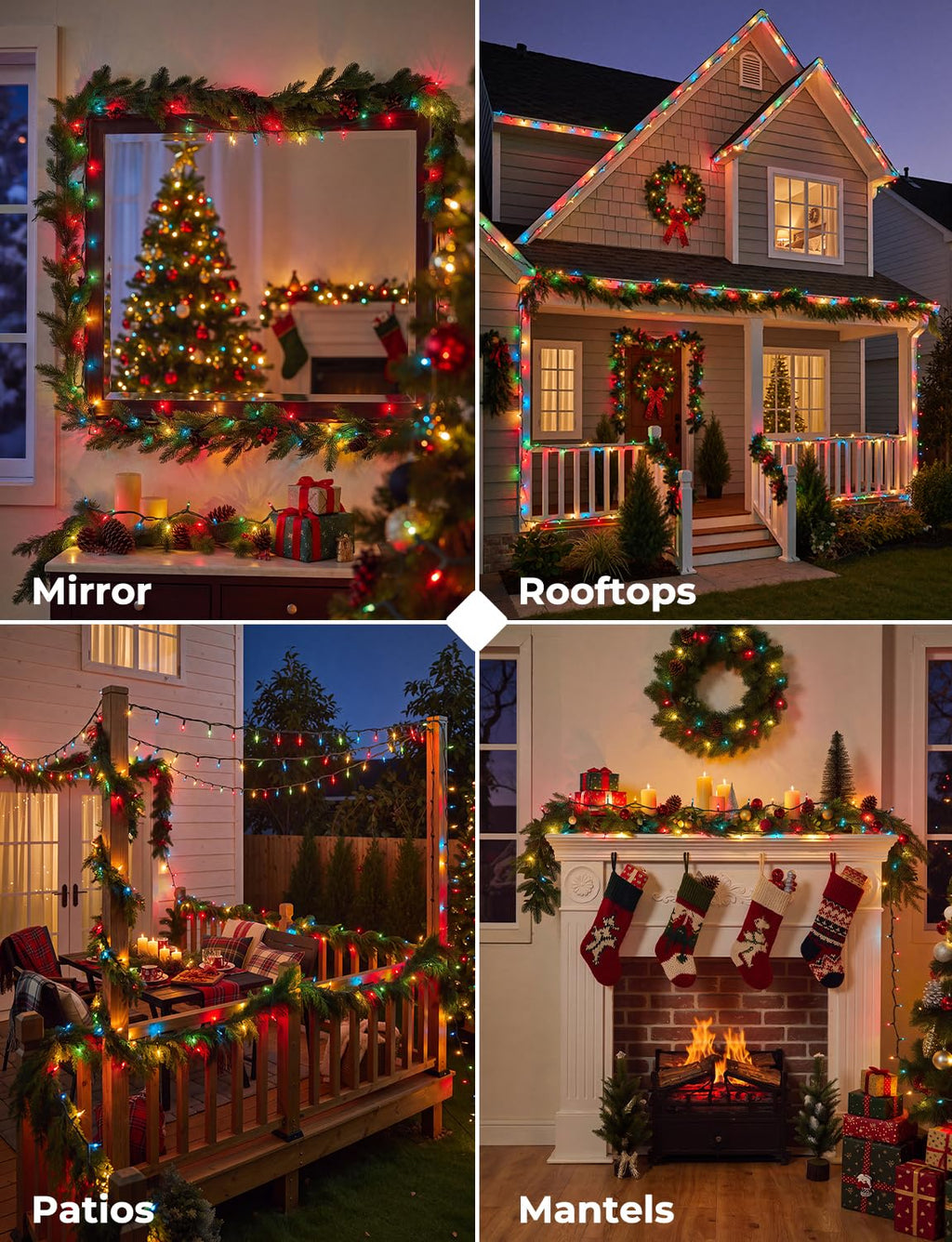 St. Patrick's Day Green Lights, 20FT 100 Count Incandescent Mini String Lights, Connectable Waterproof Fairy Light Plug in Halloween Christmas Decorations for Indoor Outdoor Home Patio Party Decor