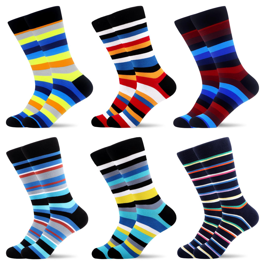 WeciBor Men's Bamboo Seamless Socks 6/12 Pack