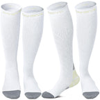 CAMBIVO Compression Socks for Women & Men 2 Pairs, Travel Flight Socks