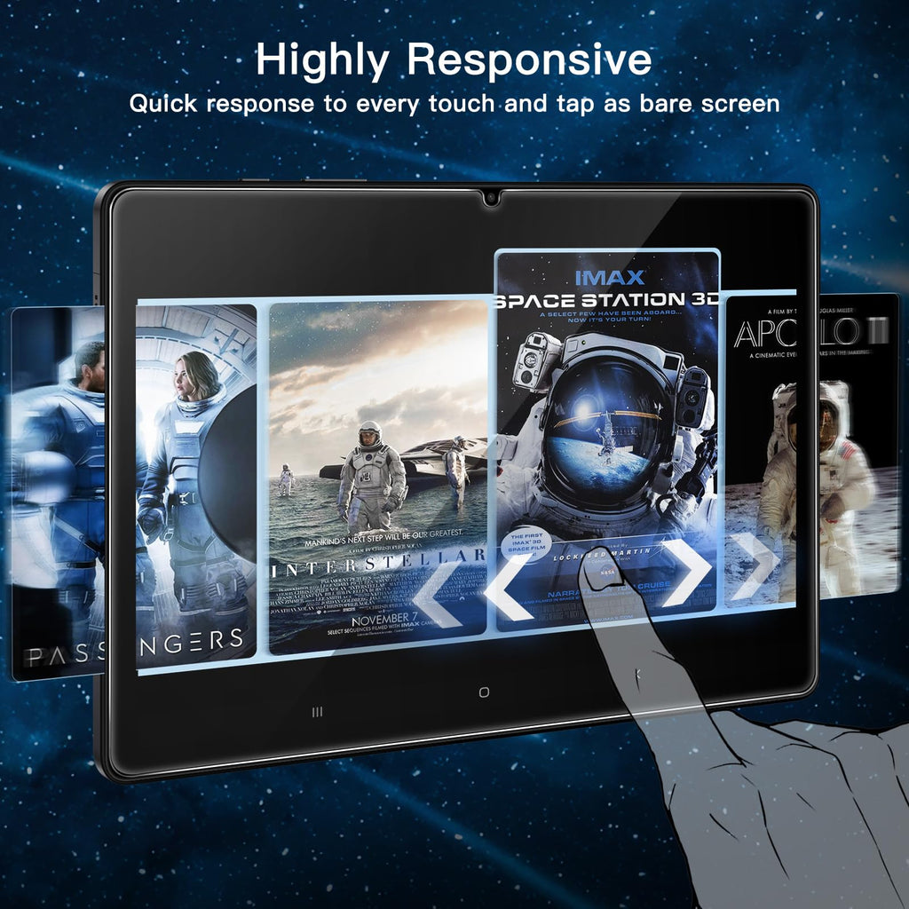JETech Screen Protector for Samsung Galaxy Tab S6 Lite 10.4", 2-Pack