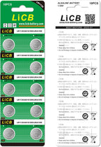 LiCB 10 PCS LR1130 AG10 SR1130 LR54 Battery 1.5V Button Coin Cell Batteries,Used in Many Small Electronics, Watch, Calculators, Toys