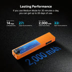 OLIGHT ArkPro EDC Flat Flashlight Rechargeable, Pocket Light, Black CW