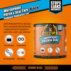 Gorilla Waterproof Patch & Seal Tape White 3m