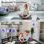 CD Player Portable: Kegaudio CD Players for Home with Speakers Bluetooth