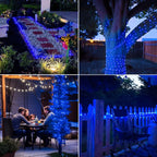 Joomer Solar Fairy Lights, 2-Pack Total 80FT 240LED Lights, Warm White