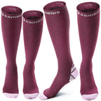 CAMBIVO Compression Socks for Women & Men 2 Pairs, Travel Flight Socks