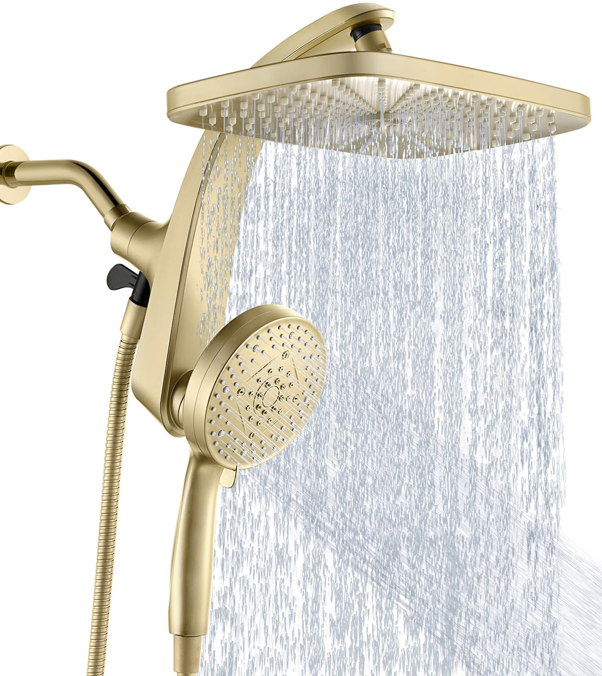Rain Shower Head with Handheld Showerhead, Chrome 1.8GPM 460311