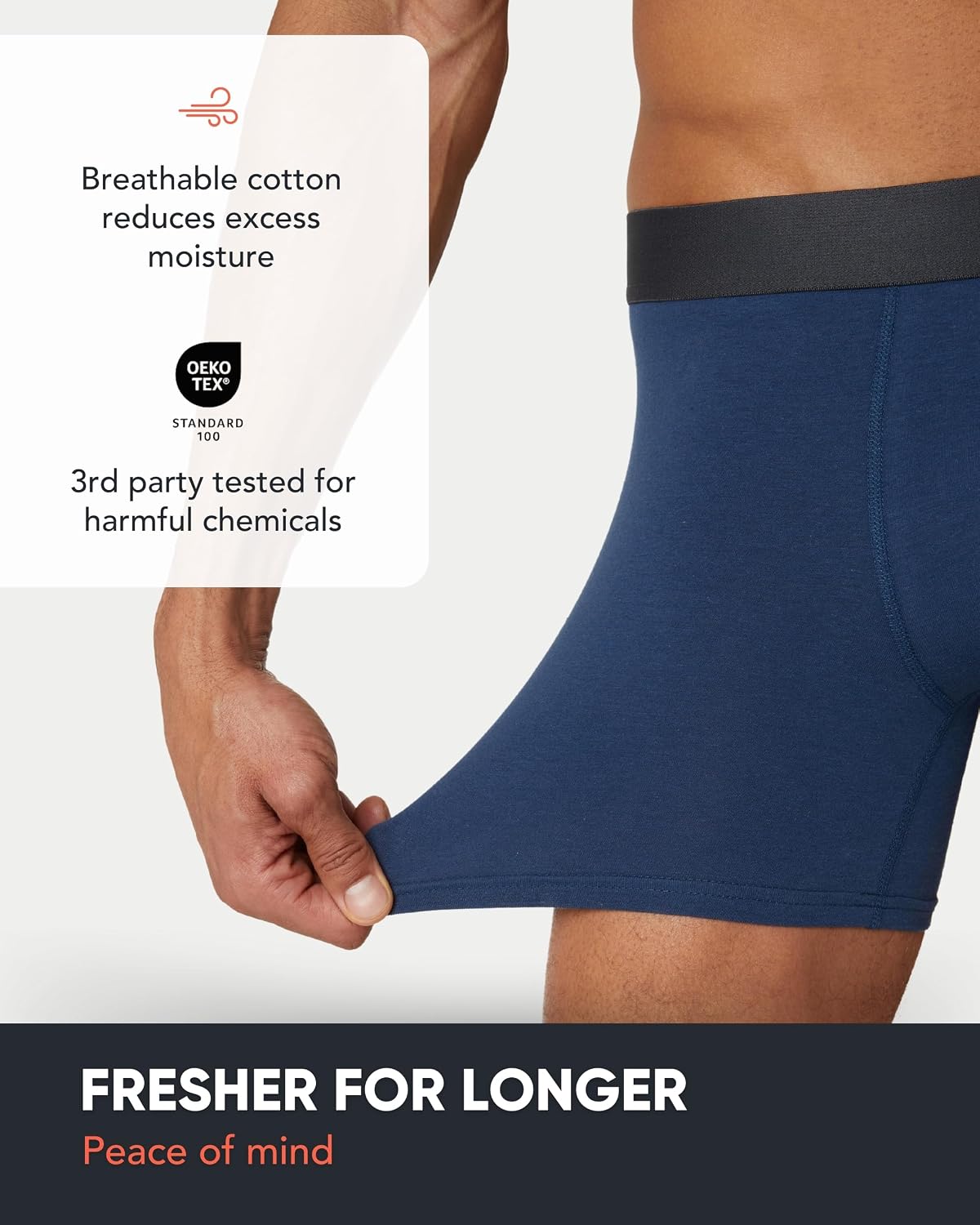 FM London 7-Pack Mens Boxers, Cotton Rich, Soft & Stretchy Mens Underwear