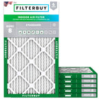 Filterbuy 30x32x1 Air Filter MERV 8 Dust & Allergy Defense (6-Pack)