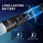 TrixHub Rechargeable Flashlights 2 Pack Super Bright High Lumens Flashlight