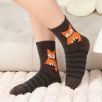 Ladies Socks Wool Thermal Fluffy Gifts For Women 5 Pairs