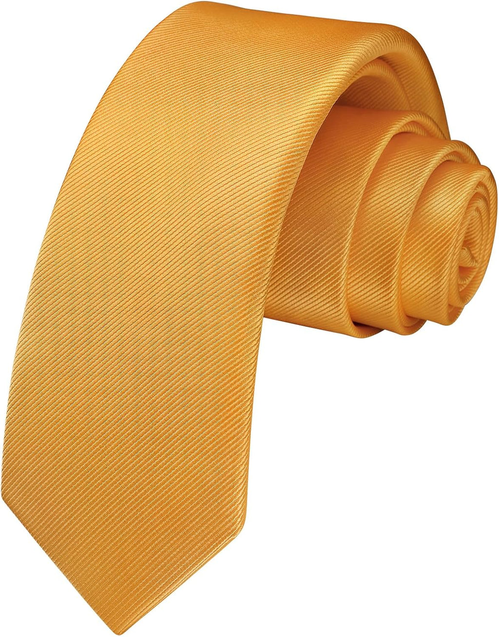 HISDERN Skinny Tie Solid Color 6cm Slim Ties for Men Wedding Classic Formal Business Necktie