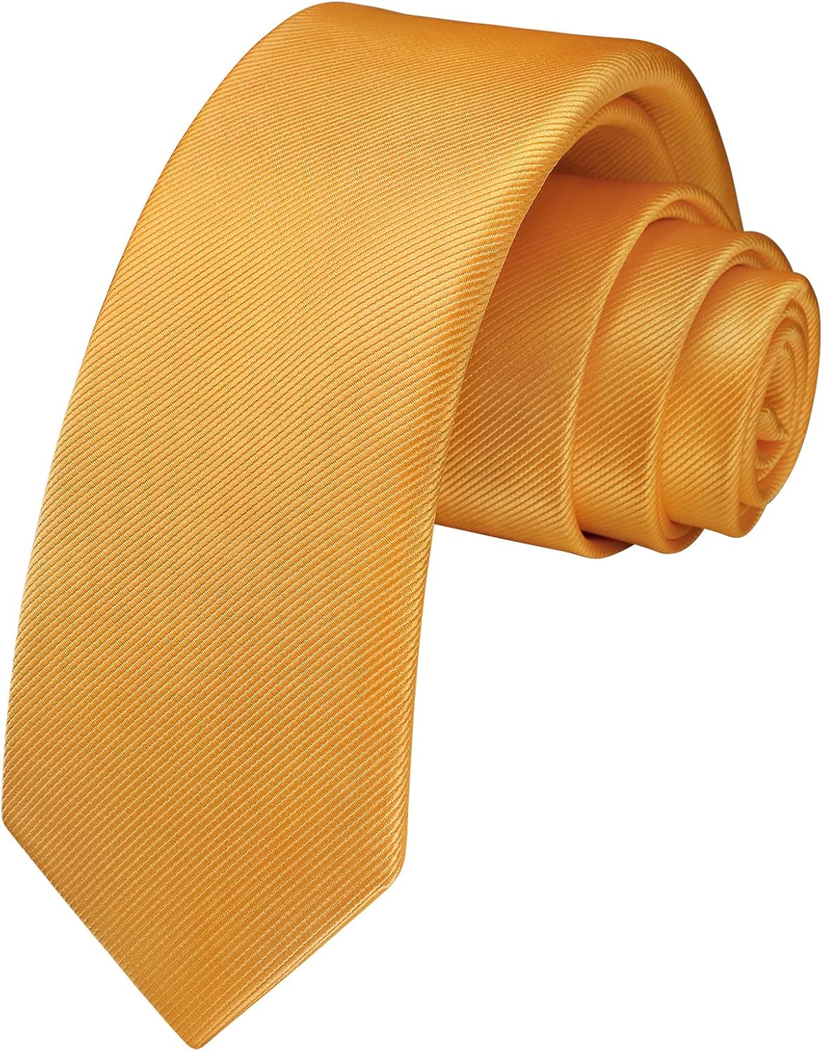 HISDERN Skinny Tie Solid Color 6cm Slim Ties for Men Wedding Classic Formal Business Necktie