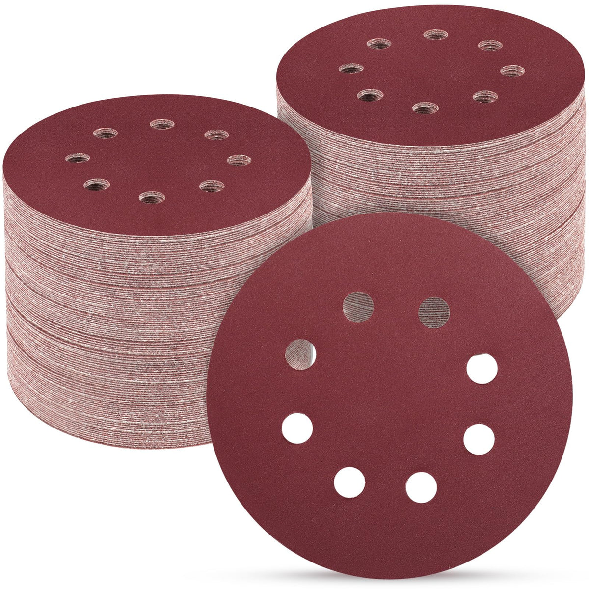 165 PCS 5 Inch Sanding Discs Random Orbital Sander Sandpaper