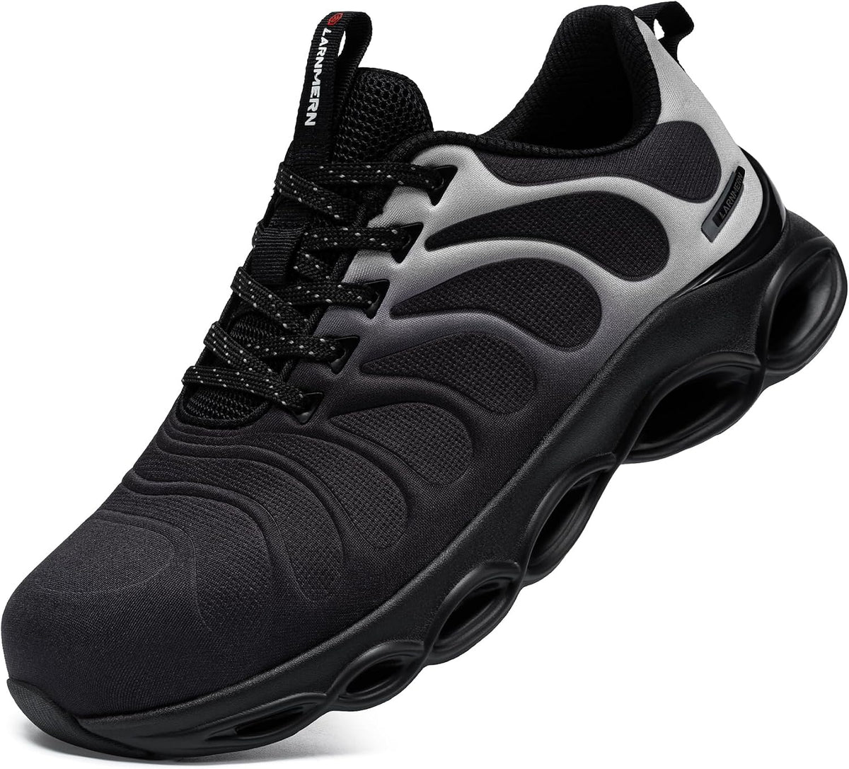 LARNMERN Steel Toe Cap Trainers Men Women Safety Trainers Safety Work Shoe