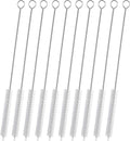 Straw Cleaner Brush Extra Long 12 inch, Extra Wide 12mm diam for Pipe Cleaners for Weed, Straw Cleaning Brush for Tubes, Downstem and Bowl, Water Bottle, Sippy Cup, Extra Long Straw Brush Set 10 Pack