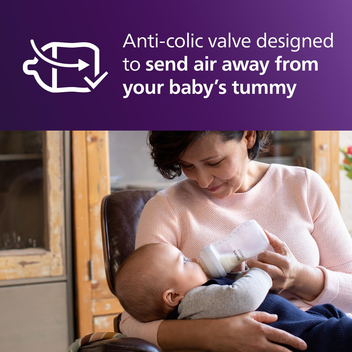 Philips Avent Natural Response Bottle Teat - 2 x Baby Bottle Flow 4 Teats for Babies Aged 3+ Months, BPA Free (Model SCY964/02)
