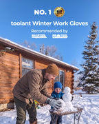 toolant 100% Waterproof Winter Work Gloves, Thermal Insulation with Grip