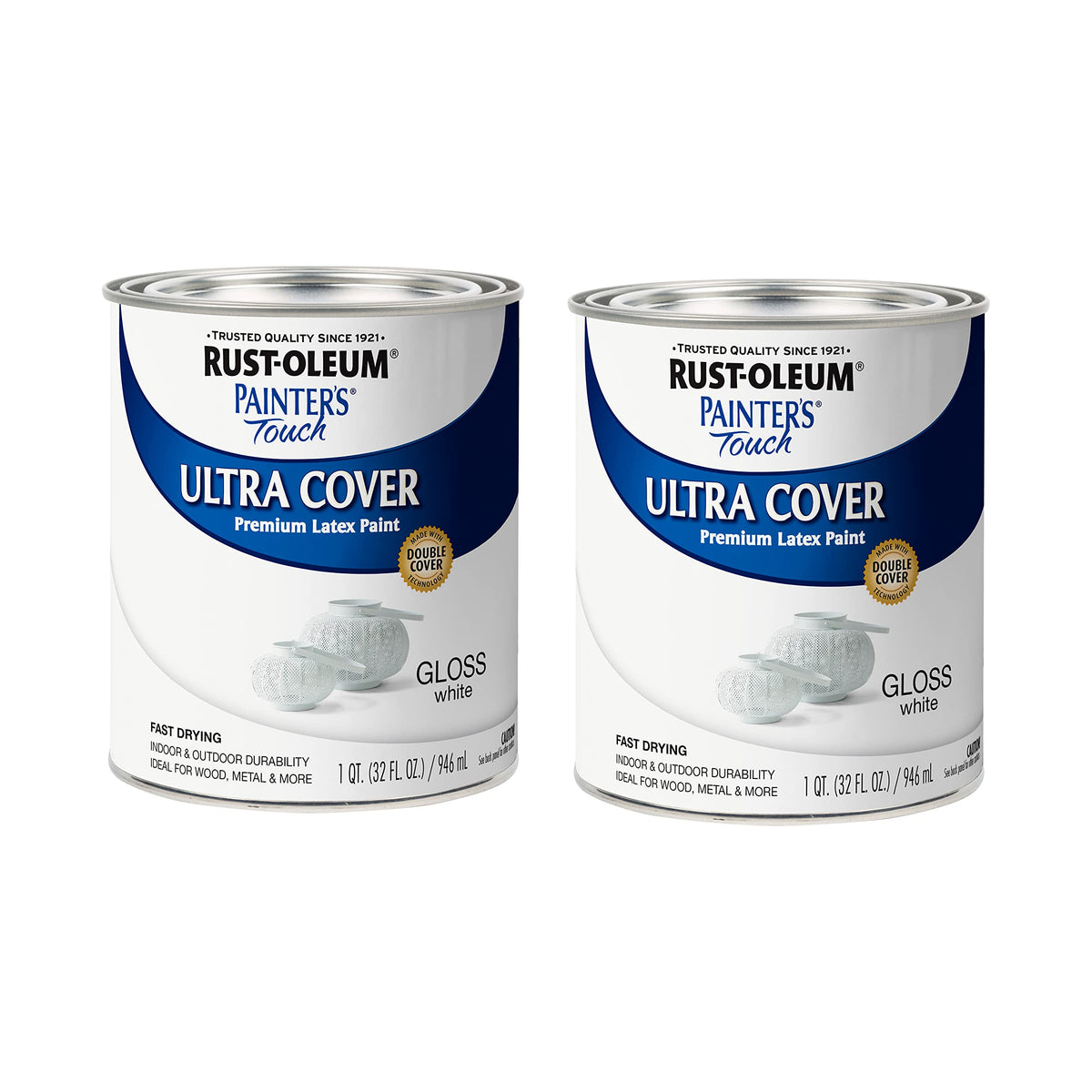 Rust-Oleum Painter's Touch Latex Brush-On Paint, Flat Black