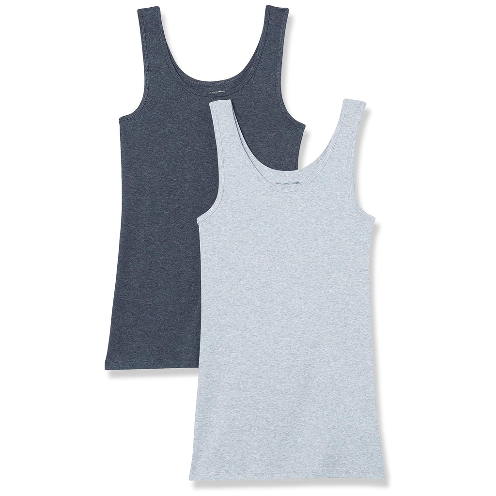 Amazon Essentials Women's Slim-Fit Vest, Pack of 2