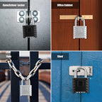 Diyife Large Heavy Duty Combination Padlocks Outdoor, 52mm Weatherproof