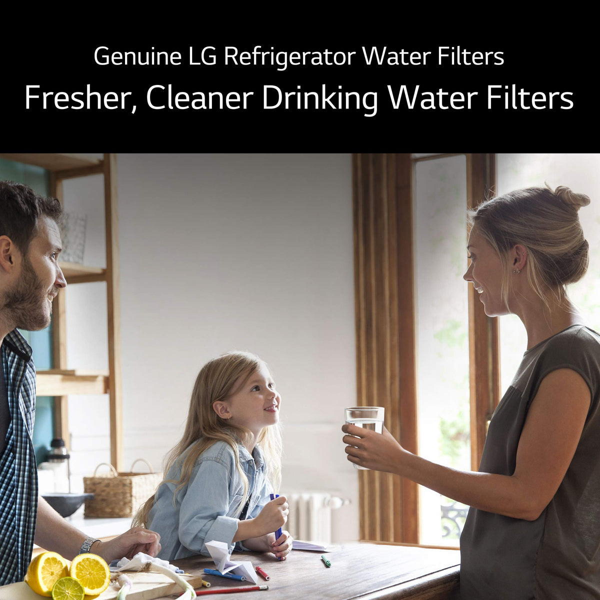 LG LT1000P - 6 Month / 200 Gallon Capacity Replacement Refrigerator Water Filter (NSF42, NSF53, and NSF401) ADQ74793501, ADQ75795105, AGF80300704, or AGF80300705 White