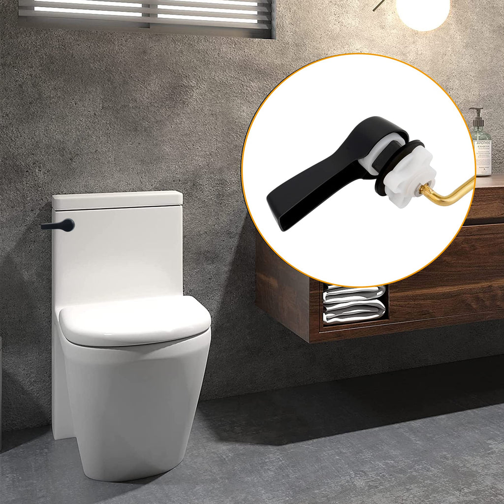 Hibbent Universal Metal Front Mount Toilet Handle Replacement Kit