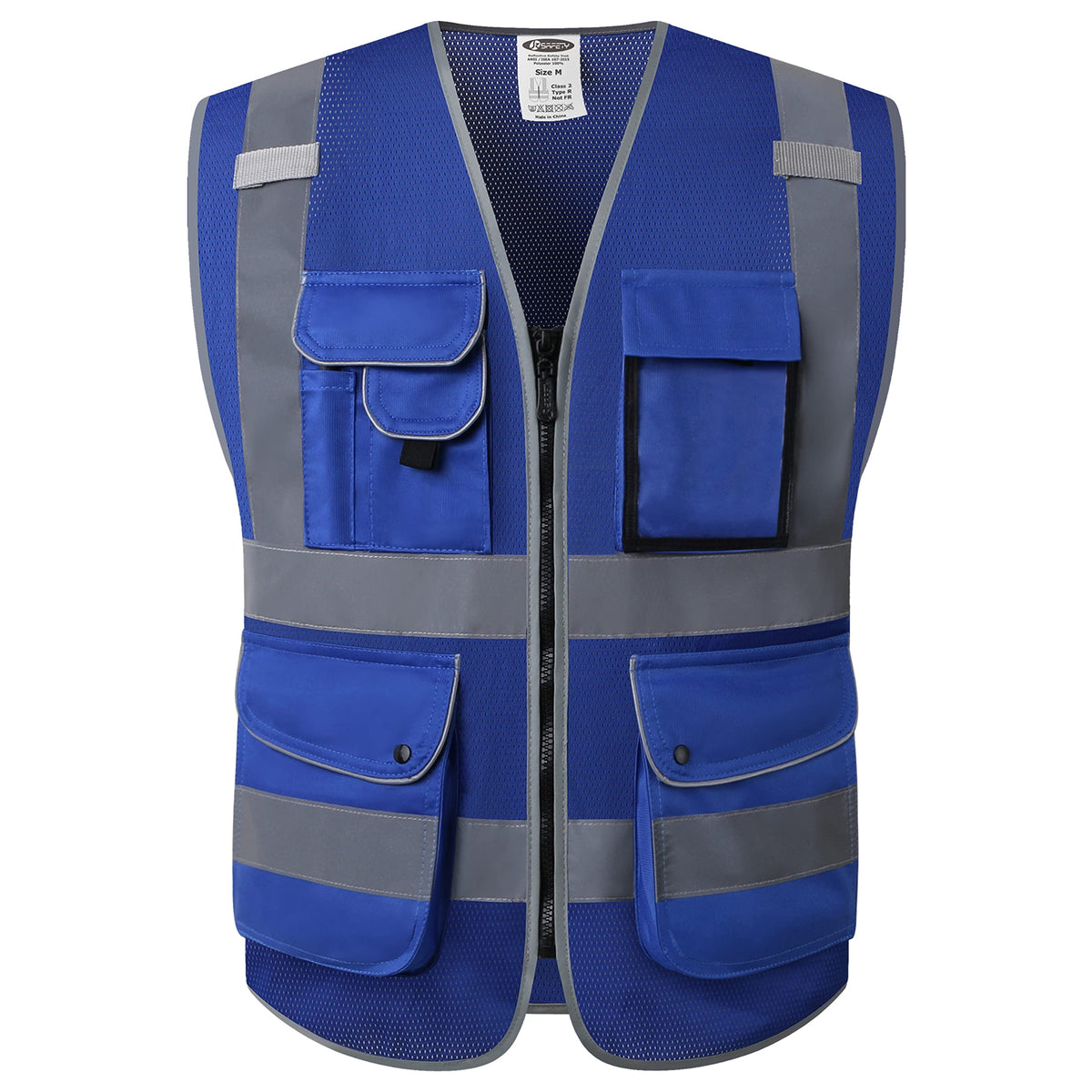 JKSafety Safety Vest for Men Women Reflective Hi Vis JK150 Green 3XL