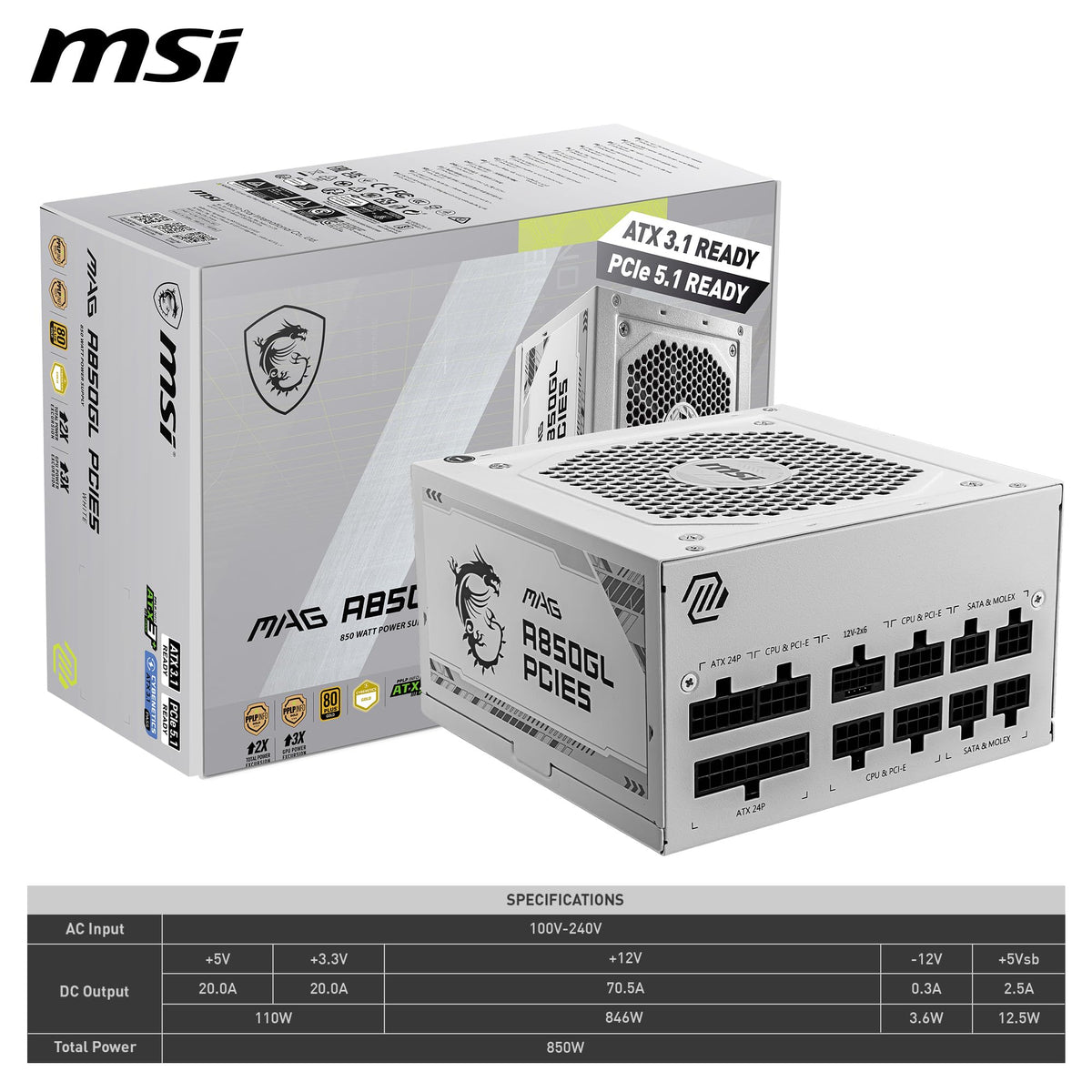 MSI MAG A750GL PCIE5