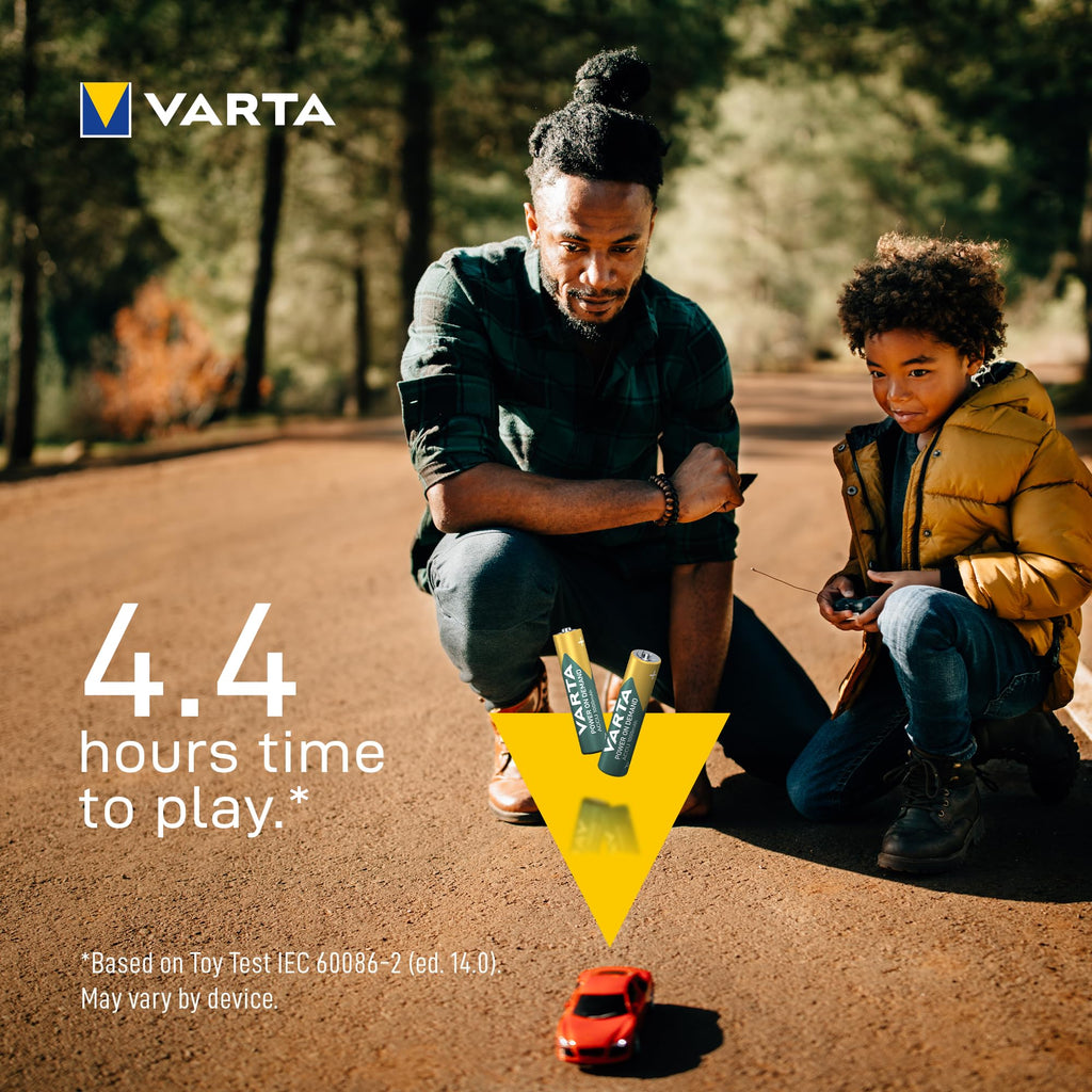 VARTA Batteries AAA, rechargeable, Pack of 16, Power on Demand, 1000 mAh
