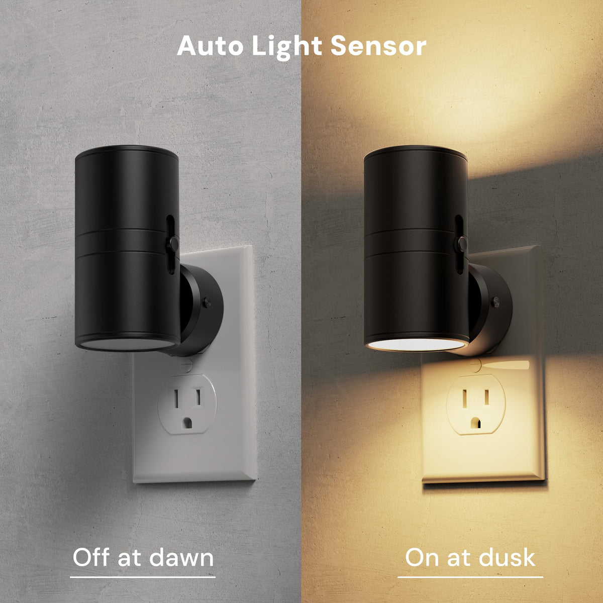 L LOHAS LED Night Light Plug in, Night Lights Plug into Wall, Soft White
