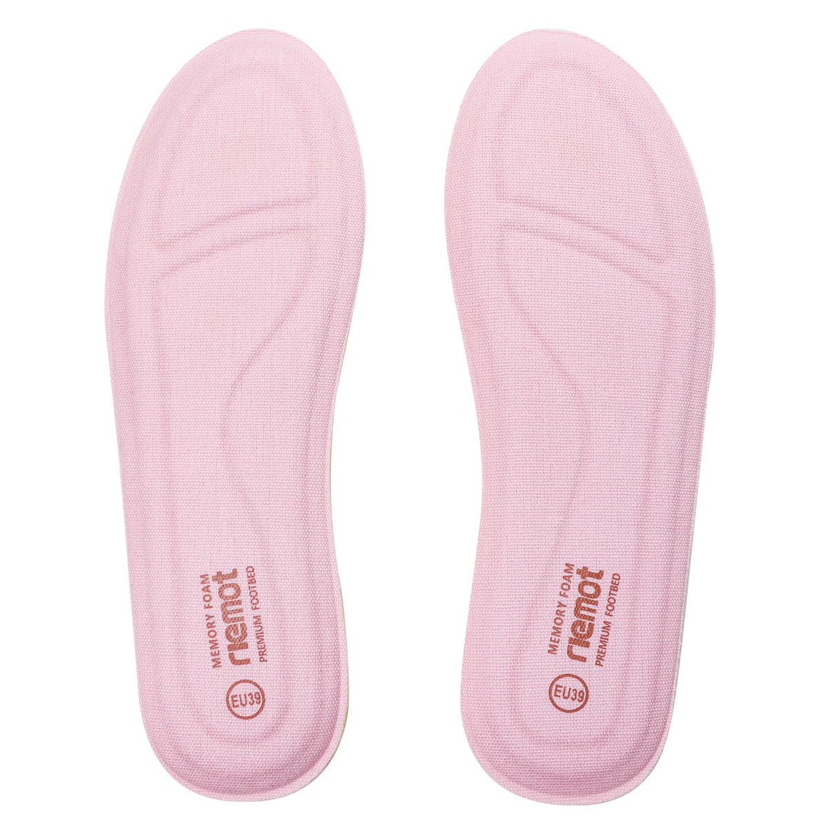 riemot Memory Foam Insoles for Men and Women - Replacement Shoe Inserts Comfort Cushioning for Sports Shoes, Trainers, Sneakers, Work Boots and Walking Shoes, Black with Yellow Base, UK8 / EU42