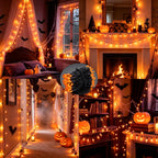 TW SHINE Warm White Christmas Lights Outdoor, 20FT 100 Count Incandescent Christmas Light Indoor, Waterproof Christmas Tree String Lights for Xmas Decorations