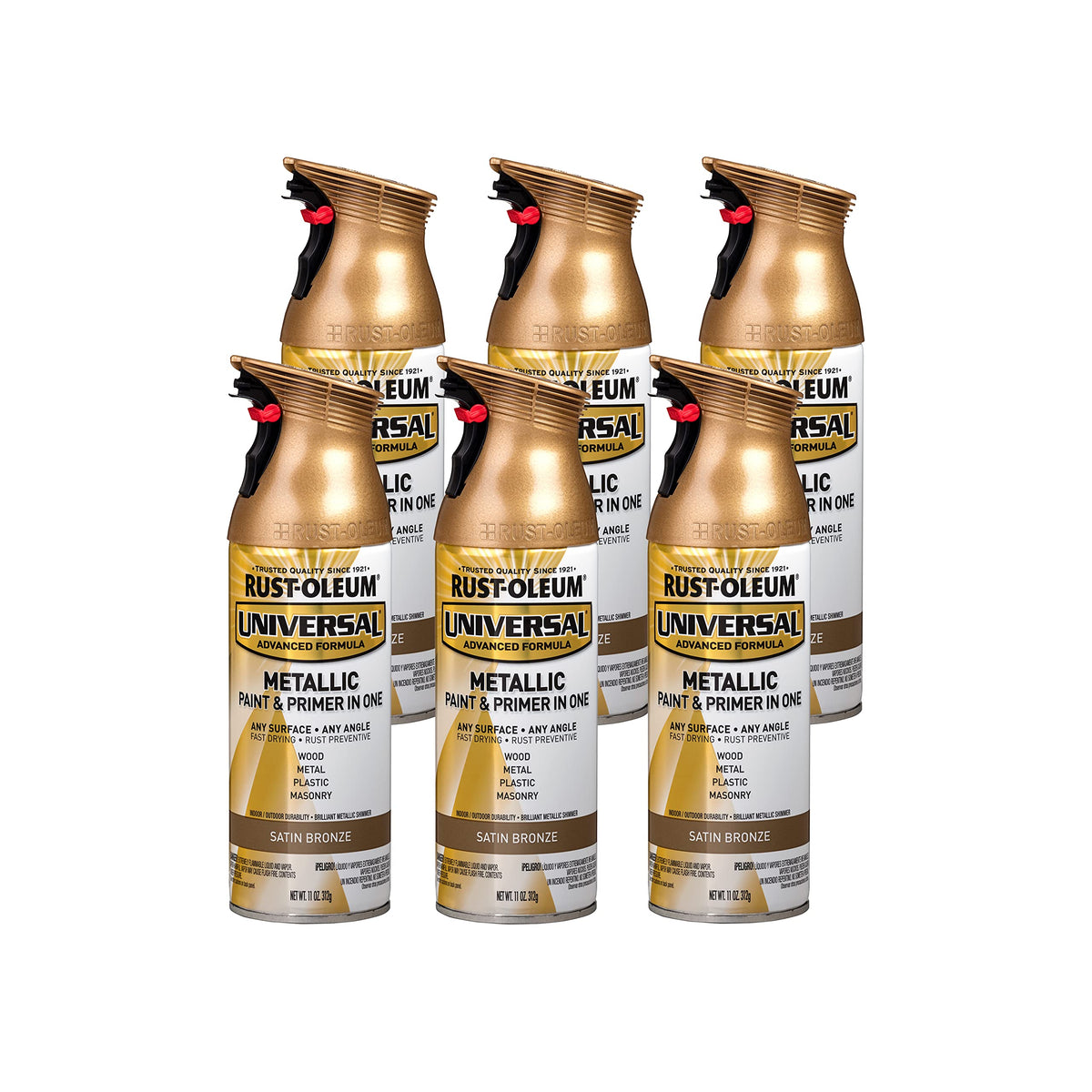 Rust-Oleum Universal All Surface Metallic Spray Paint, Aged Copper