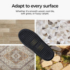 MERRIMAC Men's Slip-on Slippers Memory Foam Non-slip Indoor House Shoes