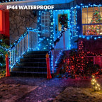 TW SHINE Warm White Christmas Lights Outdoor, 20FT 100 Count Incandescent Christmas Light Indoor, Waterproof Christmas Tree String Lights for Xmas Decorations