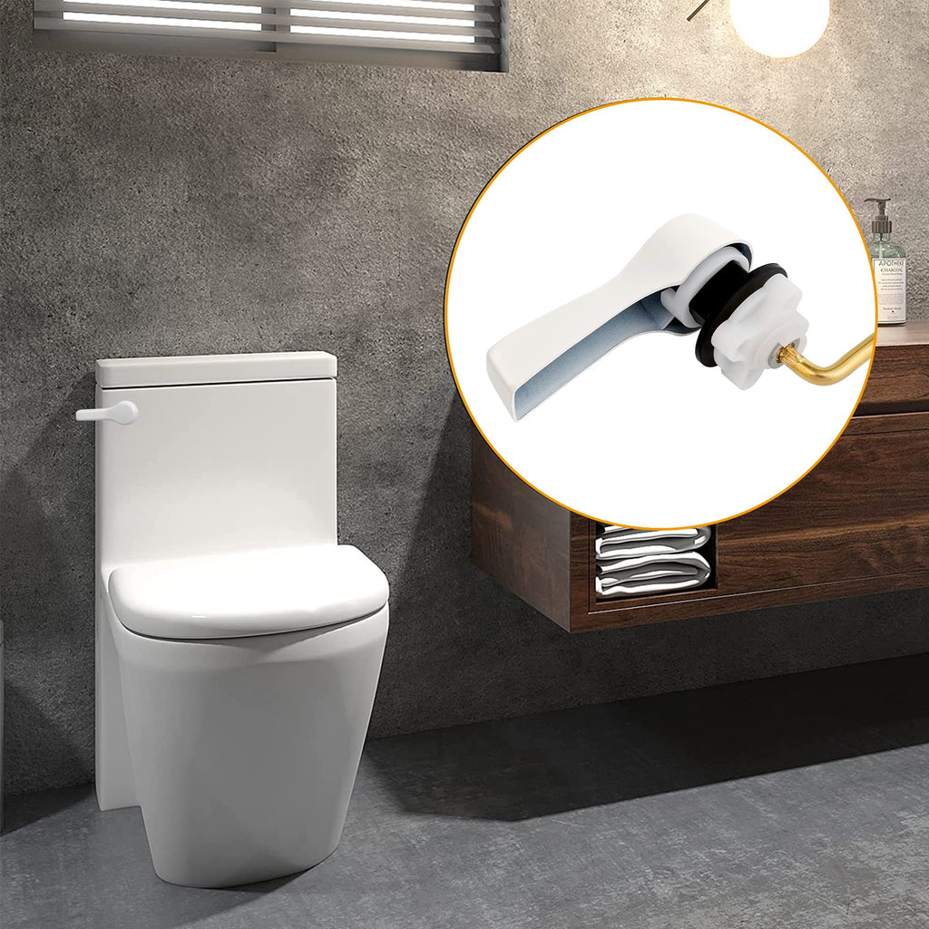 Hibbent Universal Metal Front Mount Toilet Handle Replacement Kit