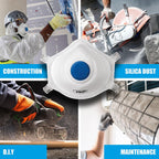 JSP M632 FFP3 Valved Dust Face Mask for Construction, DIY & Trade 10 Pack