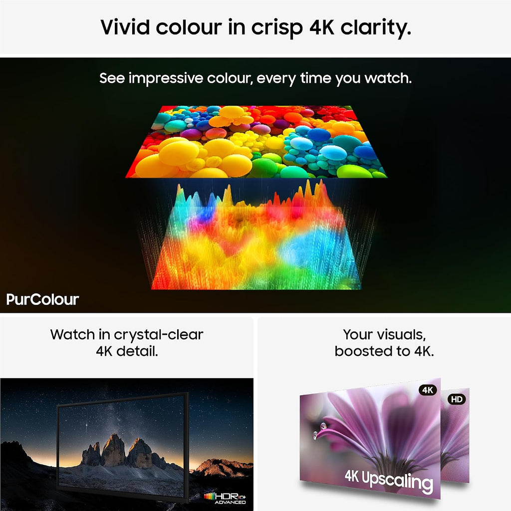 Samsung Smart TV 55-Inch U7020H Crystal UHD 4K TV, HDR10+, Motion Xcelerator, Dynamic Sound Pack, Gaming Hub, Knox Security, Vision AI Companion [2026]