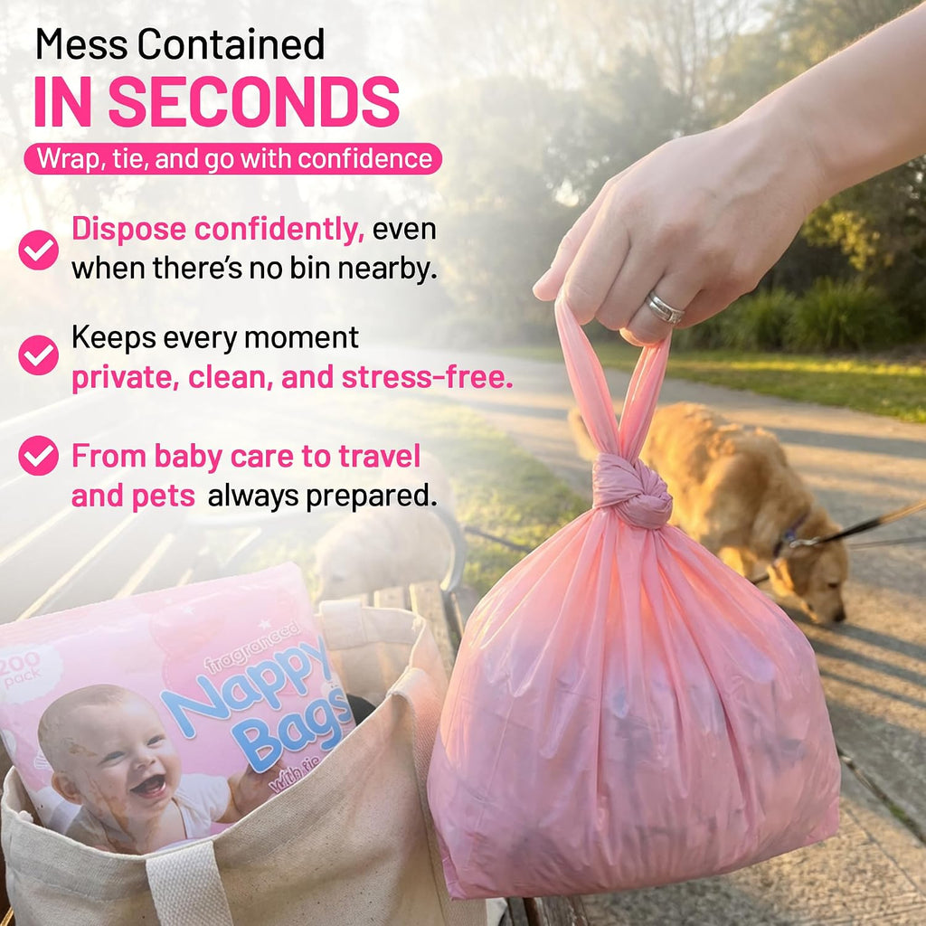 ZYBUX - Jumbo Packs Fragranced Nappy Disposable Bags (4x200) - 800 bags