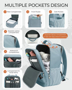Yankony Ryanair Cabin Bags 40x30x20 Underseat, Travel Backpack Cabin Size